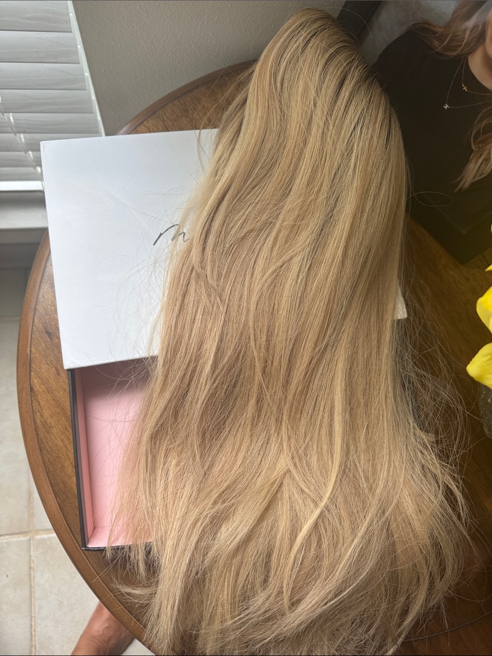 Madison Hair Topper 22" 9"x9" Silk Top Blonde Rooted High-End Topper **NEW PICS* - Picture 10 of 14